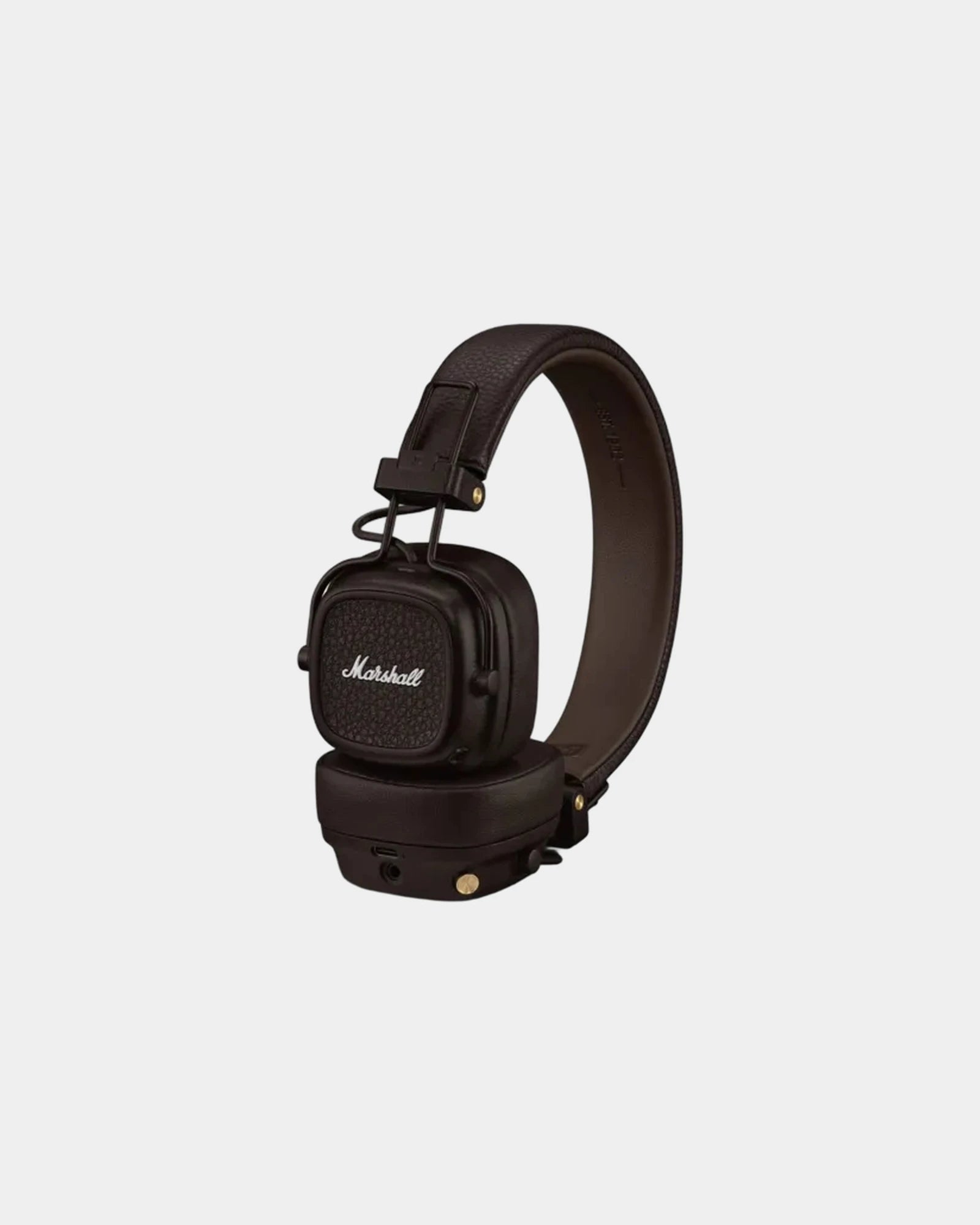 Custom wireless on-ear headphones Marshall Major V - Brown